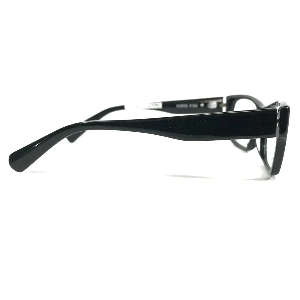 Alain Mikli Eyeglasses Frames AL5002 0106 Shiny Black Square Thick Rim 54-17-135